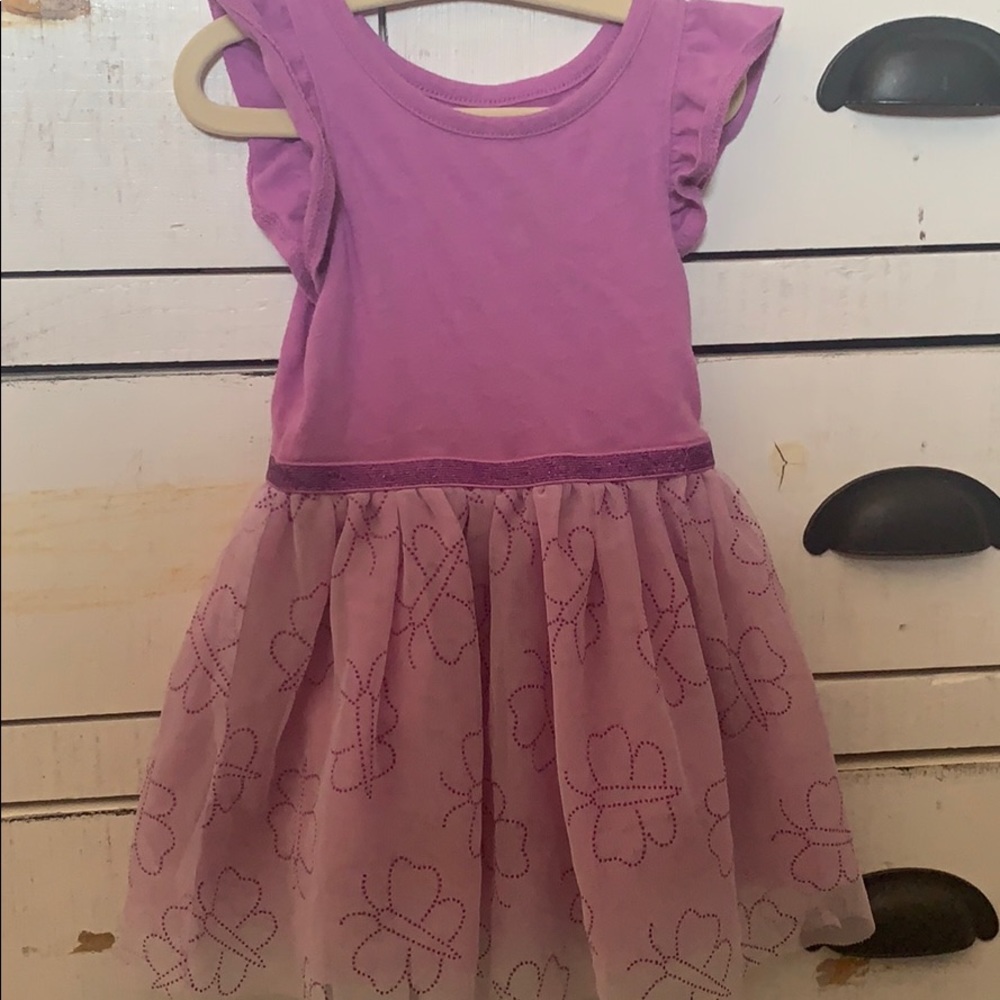 Purple toddler dress 18m
